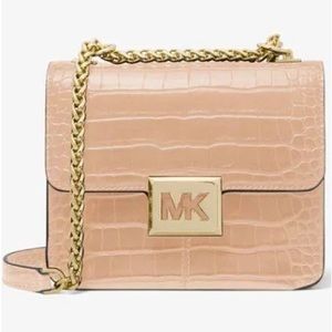 Michael Kors Sonia crossbody bag in buff. Gorgeous! Only used once!